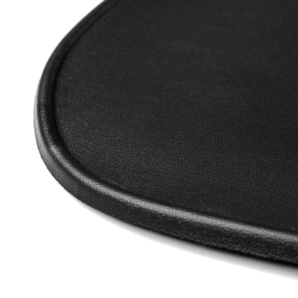 Ergonomiškas pelės kilimėlis su gelevine riešo atrama iš eko odos, didelis, antisuslydus - juodas -- Uncategorized
