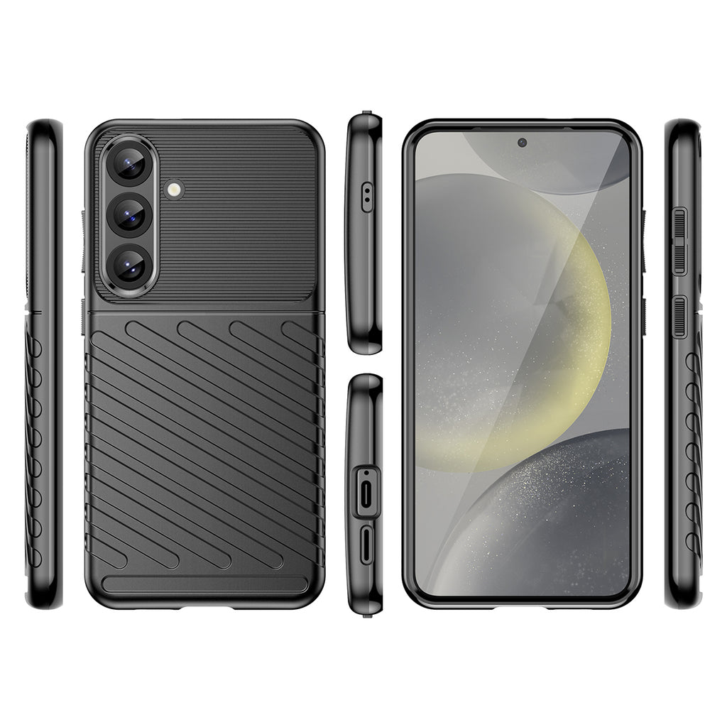 Thunder Case dėklas Samsung Galaxy S25+ – juodas