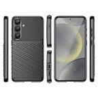Thunder Case dėklas Samsung Galaxy S25+ – juodas