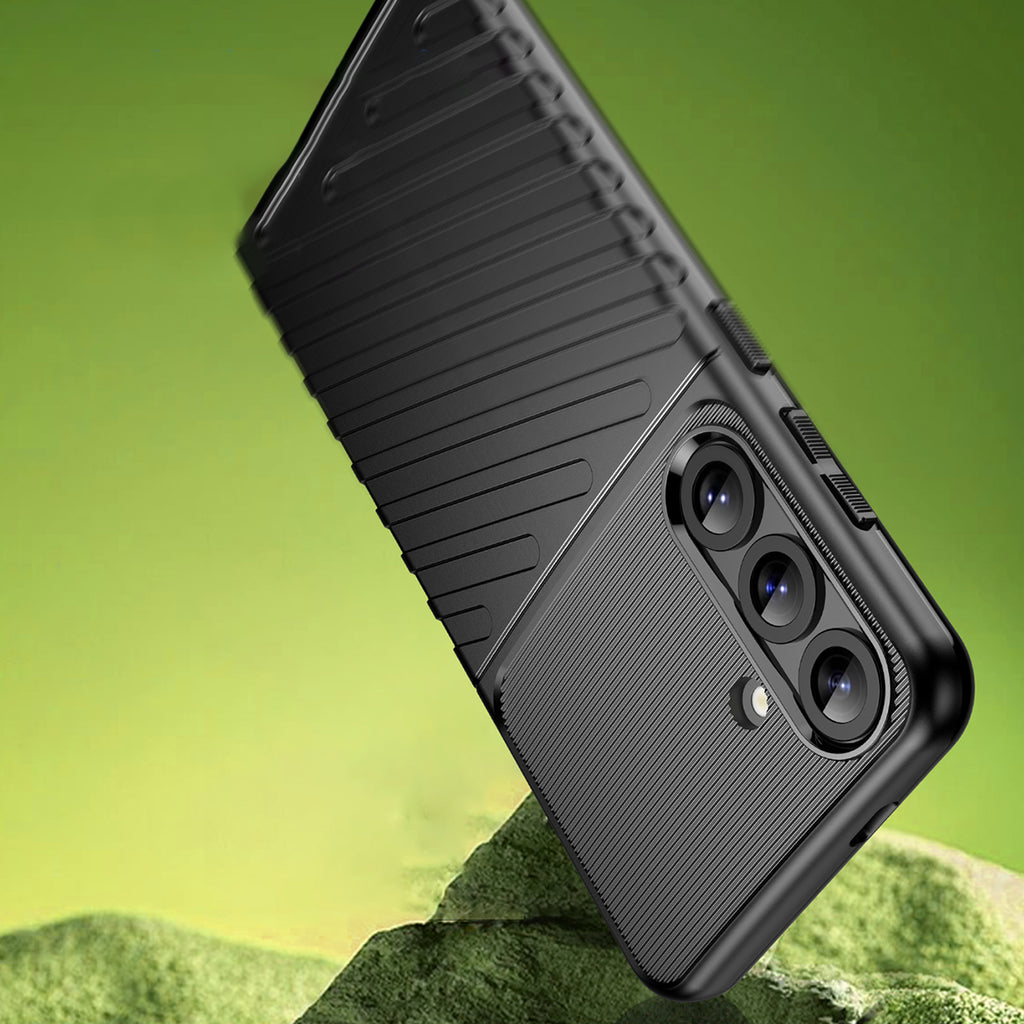 Thunder Case dėklas Samsung Galaxy S25+ – juodas
