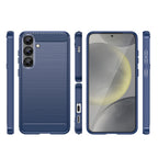 TPU anglies rašto dėklas Samsung Galaxy S25+ – mėlynas