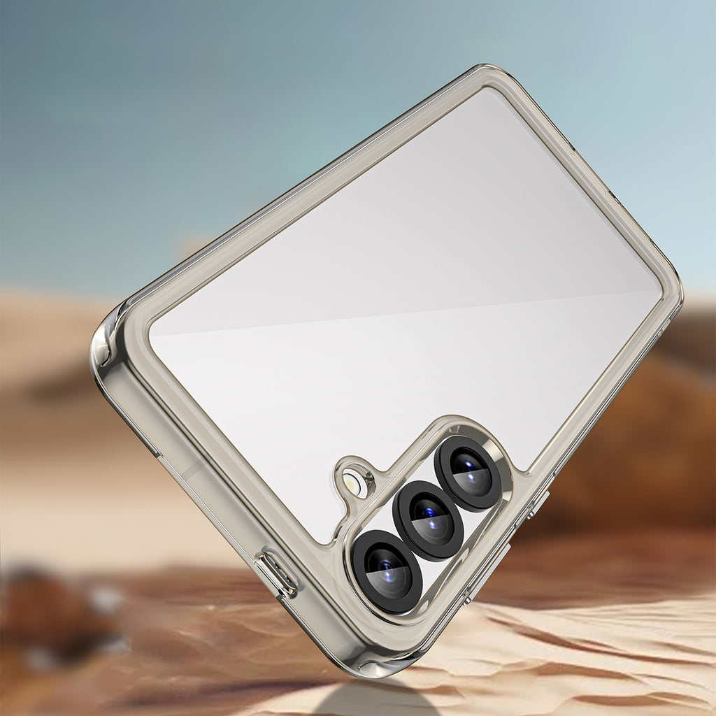 Outer Space Case dėklas Galaxy S25+ – skaidrus juodas