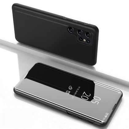 Clear View dėklas Samsung Galaxy S25 Ultra – juodas