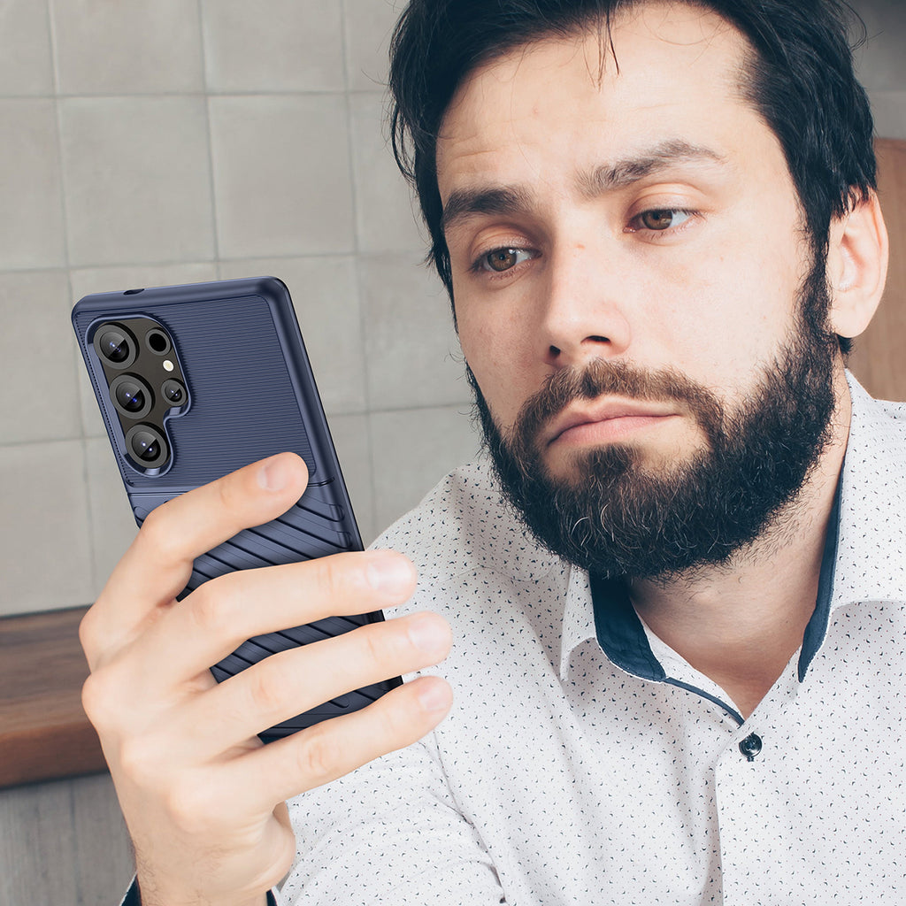 TPU dėklas Samsung Galaxy S25 Ultra – mėlynas