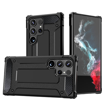 Hybrid Armor dėklas Samsung Galaxy S25 Ultra – juodas