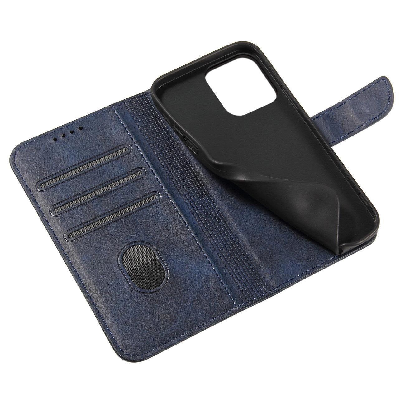 Magnetinis dėklas su atvartu Samsung Galaxy S24 FE – mėlynas