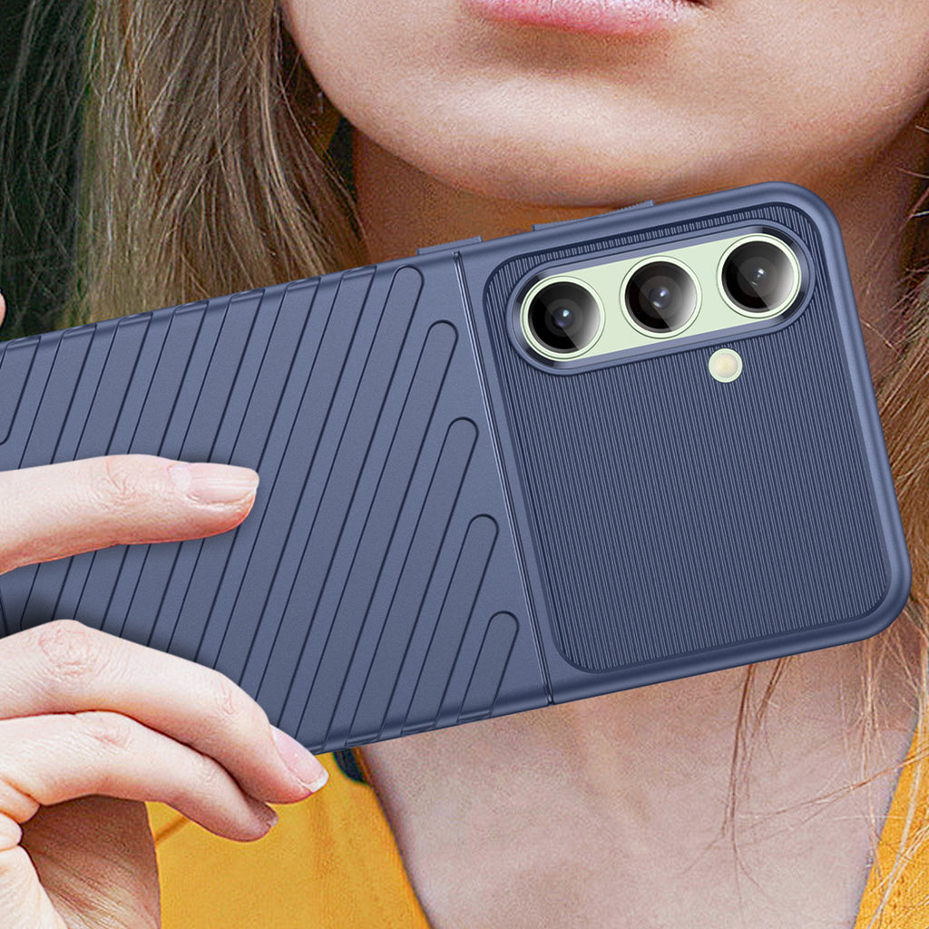 Thunder Case dėklas Samsung Galaxy S24 FE – mėlynas