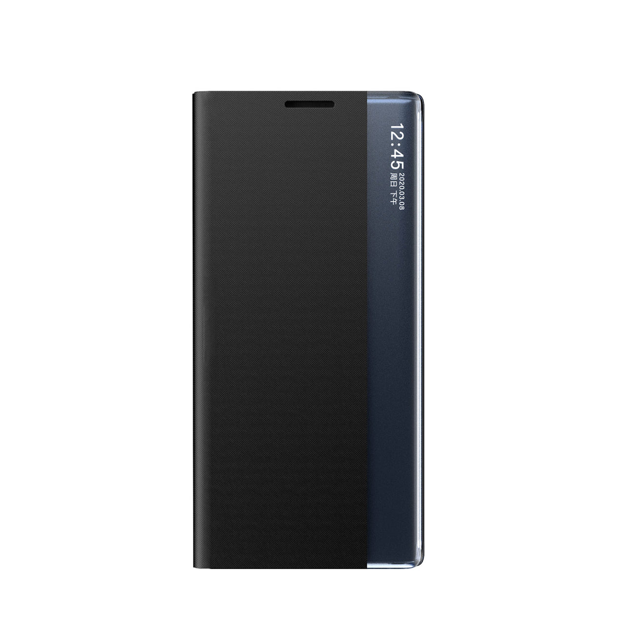 Atverčiamas dėklas Samsung Galaxy S24 FE su stovu – juodas