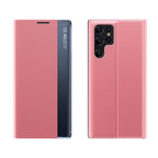 Atverčiamas dėklas su stovu Samsung Galaxy S24 FE – rožinis