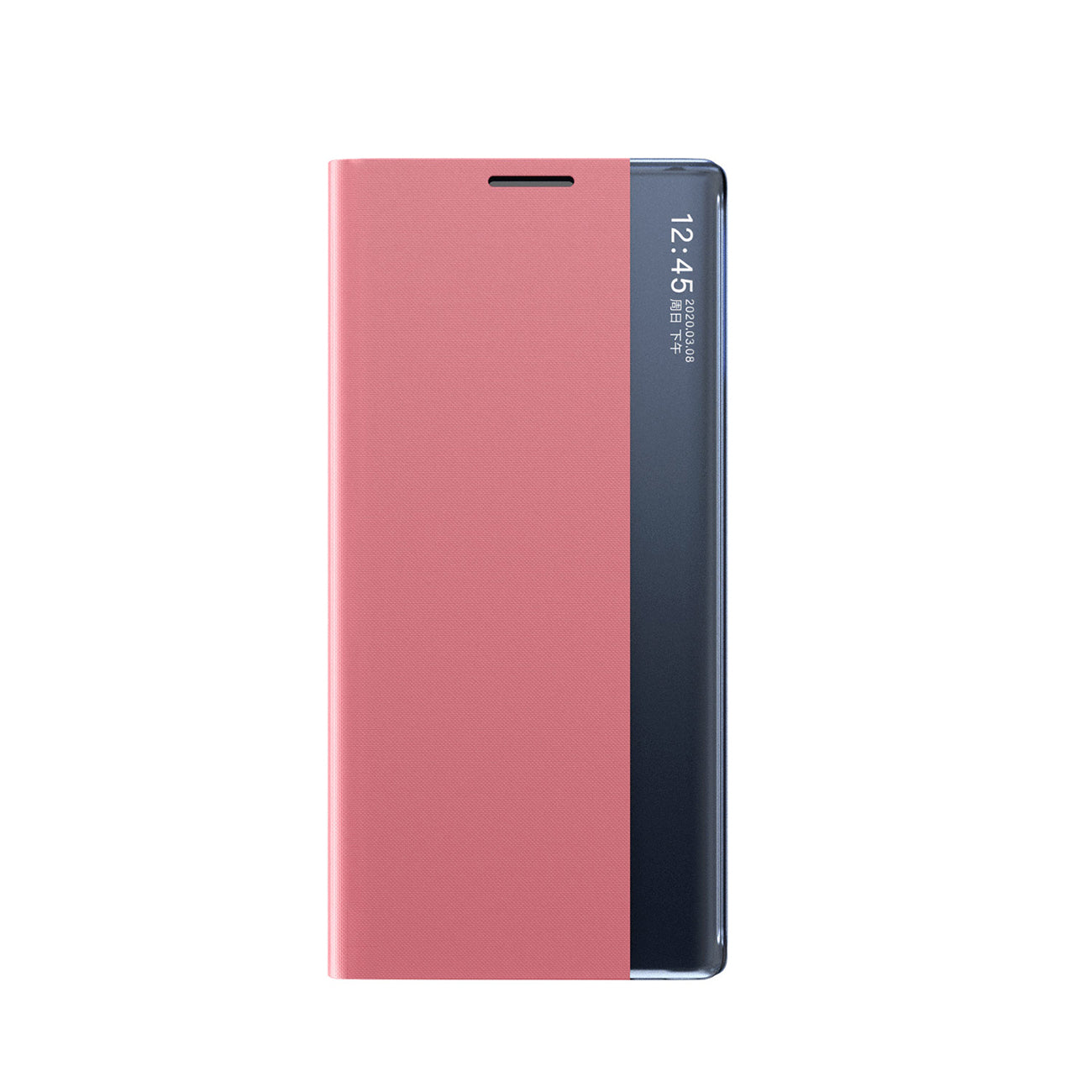 Atverčiamas dėklas su stovu Samsung Galaxy S24 FE – rožinis