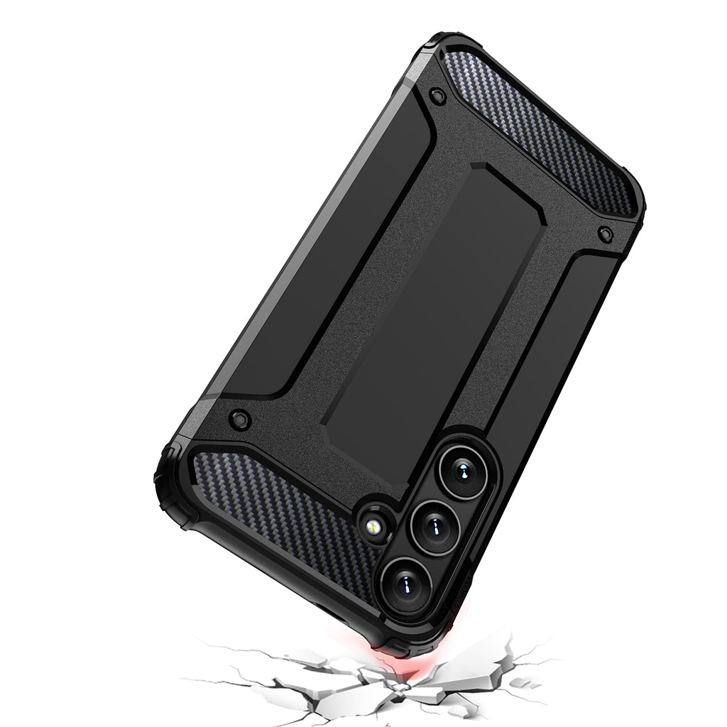 Hybrid Armor dėklas Samsung Galaxy S24 FE – juodas