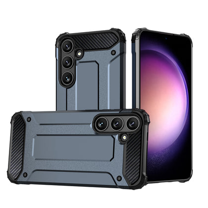Hybrid Armor šarvuotas dėklas Galaxy S24 FE – mėlynas