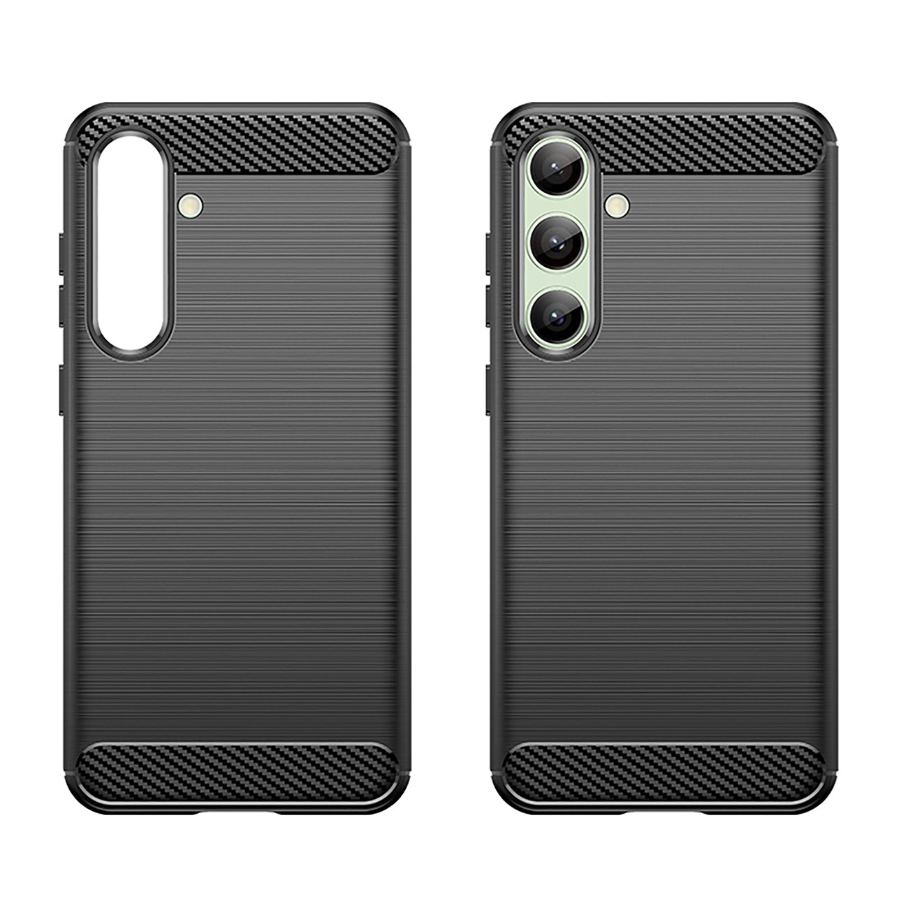 Anglies rašto TPU dėklas Samsung Galaxy S24 FE – juodas