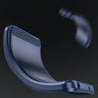 Carbon Case silikoninis dėklas Samsung Galaxy S24 FE – mėlynas