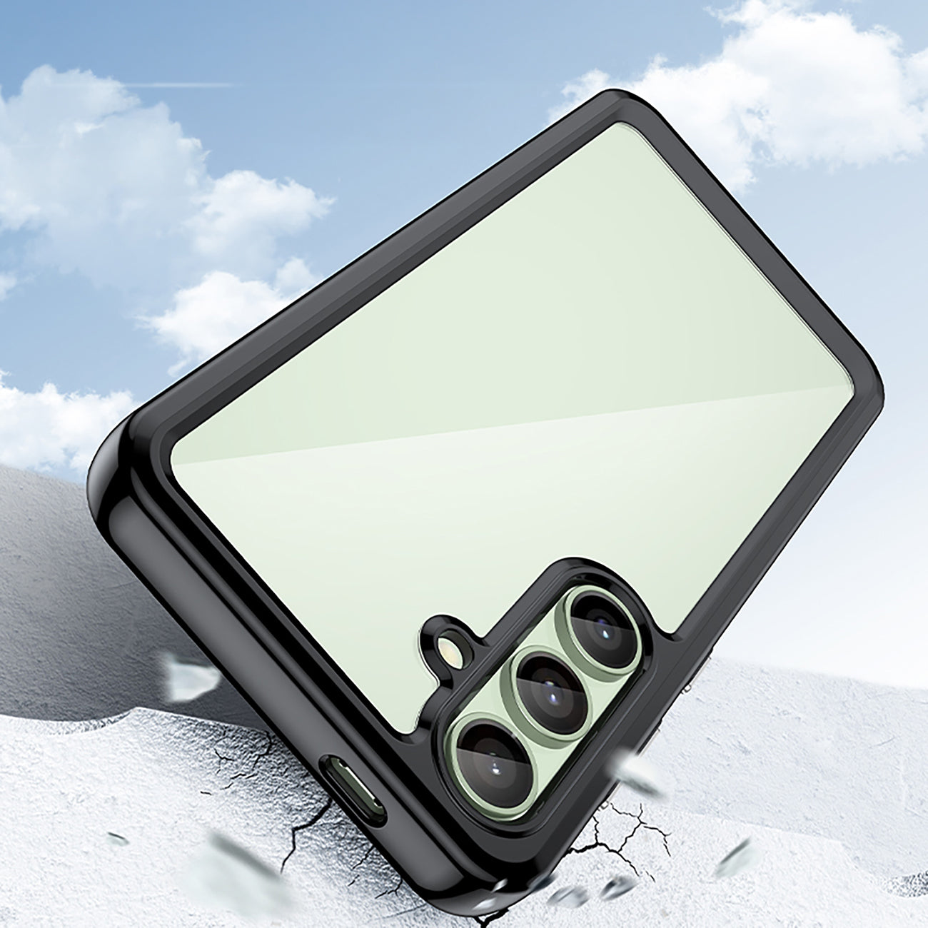 Outer Space Case dėklas Samsung Galaxy S24 FE – juodas