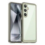 Outer Space Case dėklas Samsung Galaxy S24 FE – skaidrus juodas
