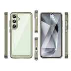 Outer Space Case dėklas Samsung Galaxy S24 FE – skaidrus juodas