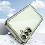 Outer Space Case dėklas Samsung Galaxy S24 FE – skaidrus juodas