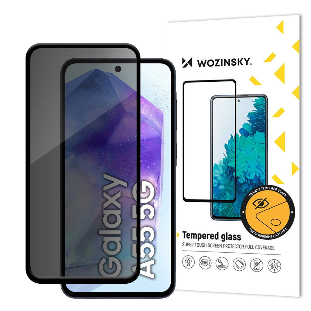 Wozinsky Privacy Glass privatus stiklas Galaxy A16 -- Samsung Galaxy A16