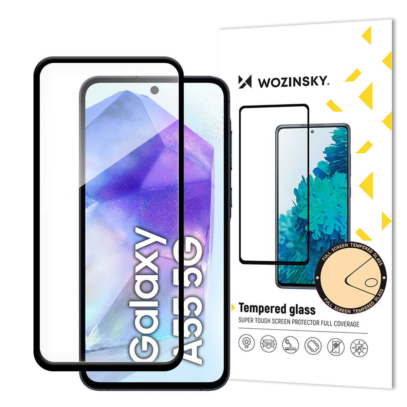 Wozinsky Itin patvarus pilnas klijais grūdintas stiklas, skirtas Samsung Galaxy A16 / A16 5G viso ekrano -- Samsung...