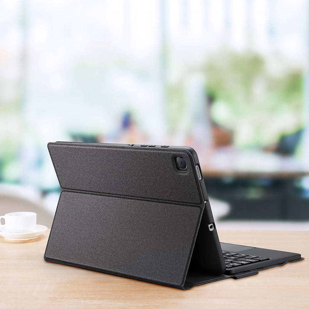 Dux Ducis Bluetooth klaviatūros dėklas Tab S6 Lite – juodas -- Samsung Galaxy Tab S6 Lite
