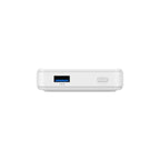 Wozinsky išorinė baterija WLWP-10KA0Y3WS 22.5W PD Qi2 10000 mAh, su stovu, 1x USB-A, 1x USB-C - balta