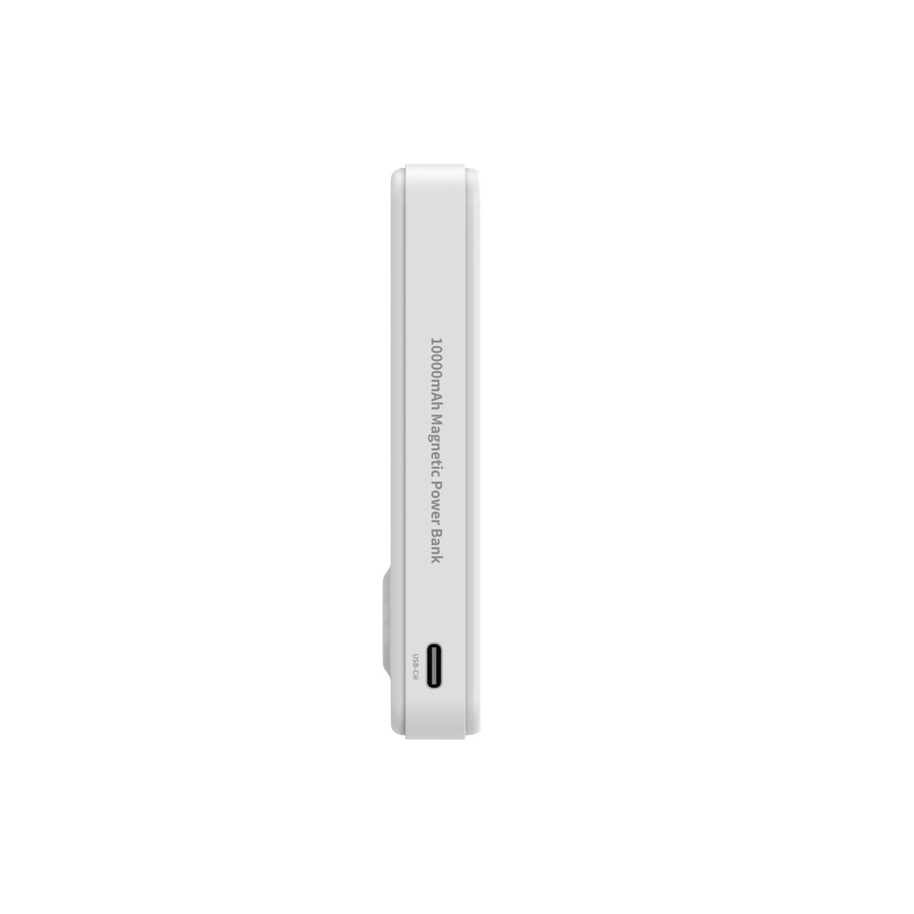 Wozinsky išorinė baterija WLWP-10KA0Y3WS 22.5W PD Qi2 10000 mAh, su stovu, 1x USB-A, 1x USB-C - balta