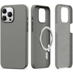 Tech-Protect silikoninis MagSafe dėklas iPhone 16 Pro Max – pilkas -- iPhone 16 Pro Max