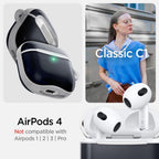 Spigen Classic C1 dėklas AirPods 4 – grafitas -- AirPods 4