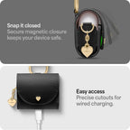 Spigen Cyrill Mini Bag dėklas AirPods 4 – juodas