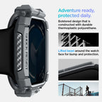 Spigen Rugged Armor Pro dirželis Apple Watch 10 46 mm – pilkas
