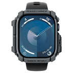 Spigen Rugged Armor Pro dirželis Apple Watch 10 46 mm – pilkas