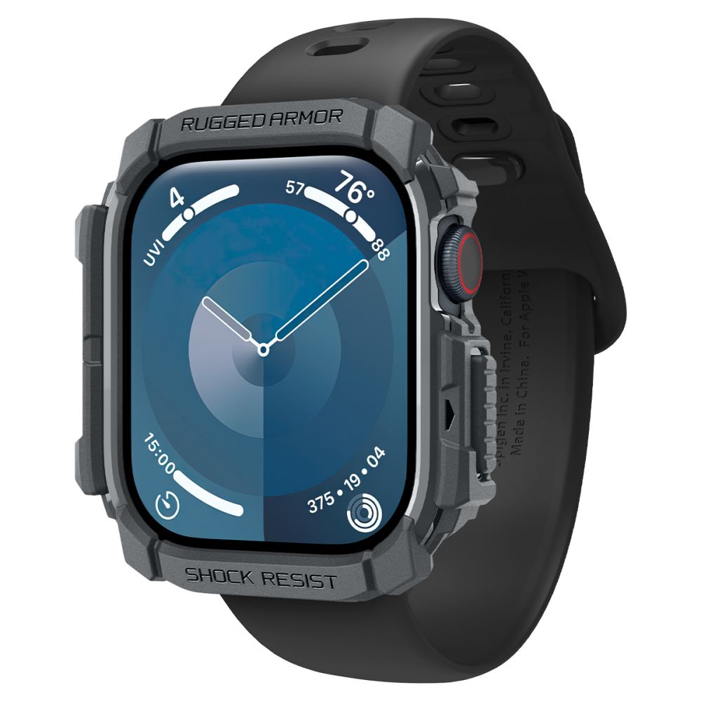 Spigen Rugged Armor Pro dirželis Apple Watch 10 46 mm – pilkas
