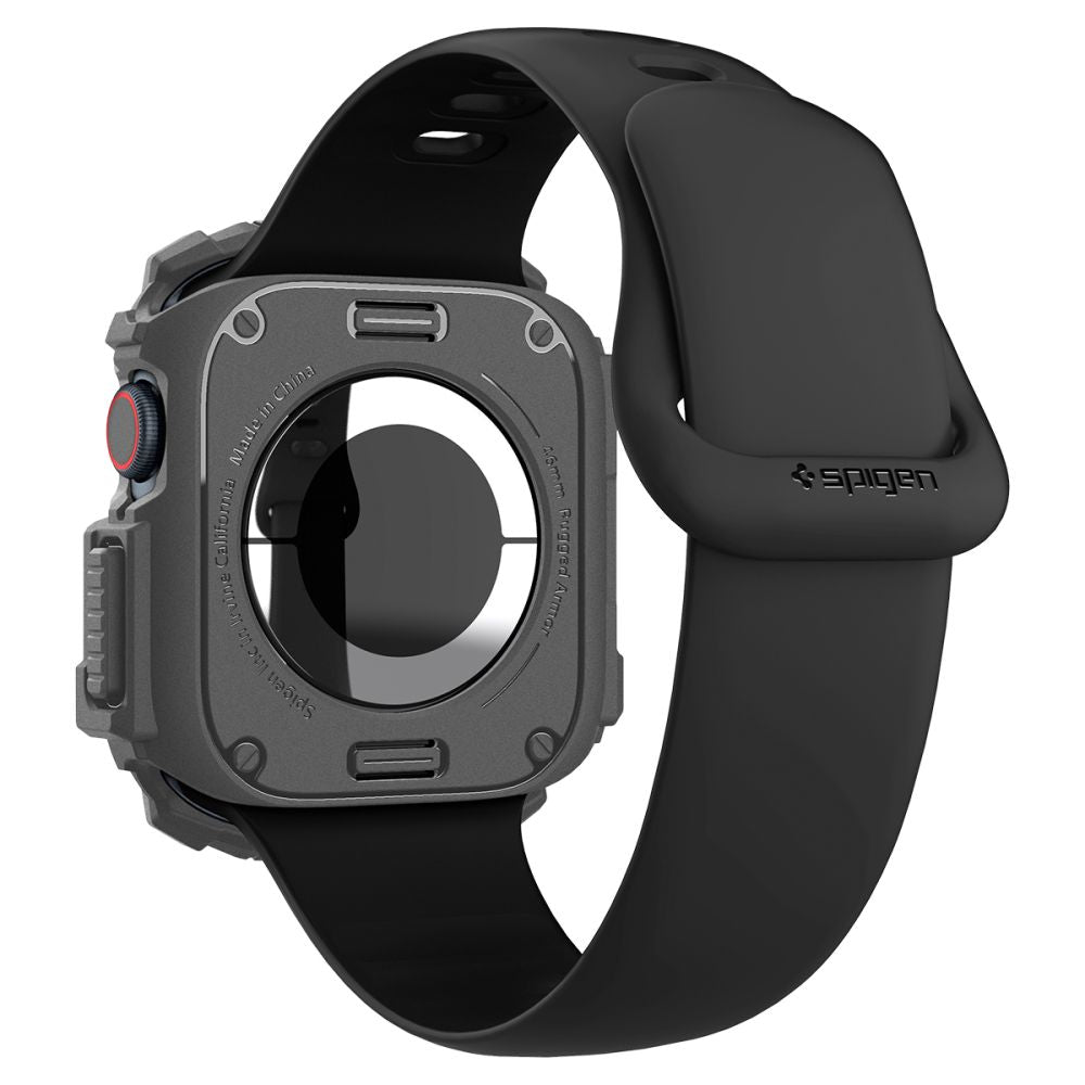 Spigen Rugged Armor Pro dirželis Apple Watch 10 46 mm – pilkas