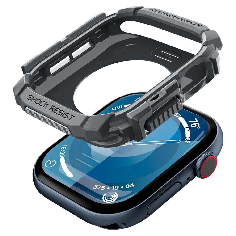 Spigen Rugged Armor Pro dirželis Apple Watch 10 46 mm – pilkas