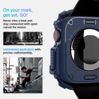 Spigen Rugged Armor dėklas Apple Watch 10 46 mm – tamsiai mėlynas -- Apple Watch 10 (46mm)