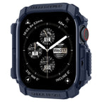 Spigen Rugged Armor dėklas Apple Watch 10 46 mm – tamsiai mėlynas -- Apple Watch 10 (46mm)