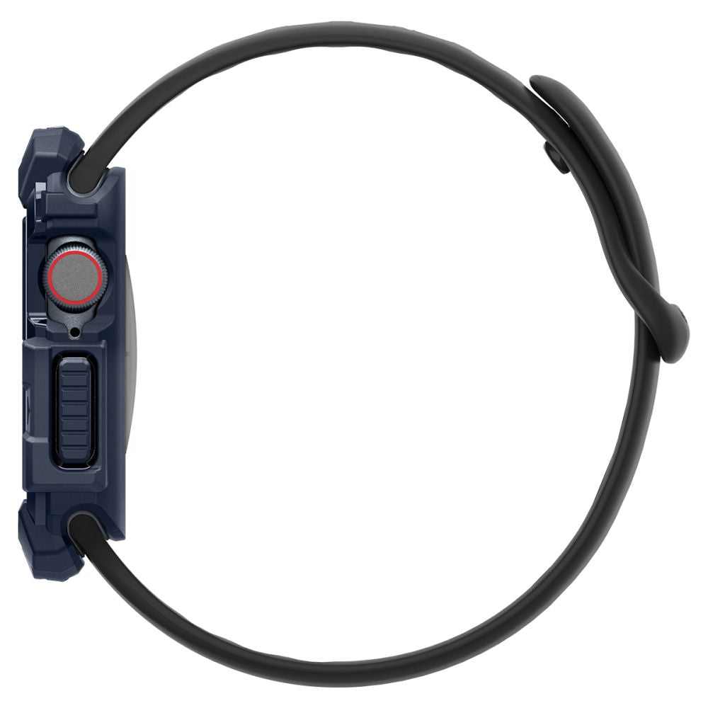 Spigen Rugged Armor dėklas Apple Watch 10 46 mm – tamsiai mėlynas -- Apple Watch 10 (46mm)