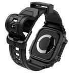 Spigen Rugged Armor dėklas Apple Watch 10 46mm – juodas -- Apple Watch 10 (46mm)