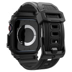 Spigen Rugged Armor dėklas Apple Watch 10 46mm – juodas -- Apple Watch 10 (46mm)