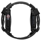 Spigen Rugged Armor dėklas Apple Watch 10 46mm – juodas -- Apple Watch 10 (46mm)