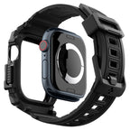 Spigen Rugged Armor dėklas Apple Watch 10 46mm – juodas -- Apple Watch 10 (46mm)