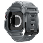 Spigen Rugged Armor Pro dirželis Apple Watch 10 46 mm – pilkas