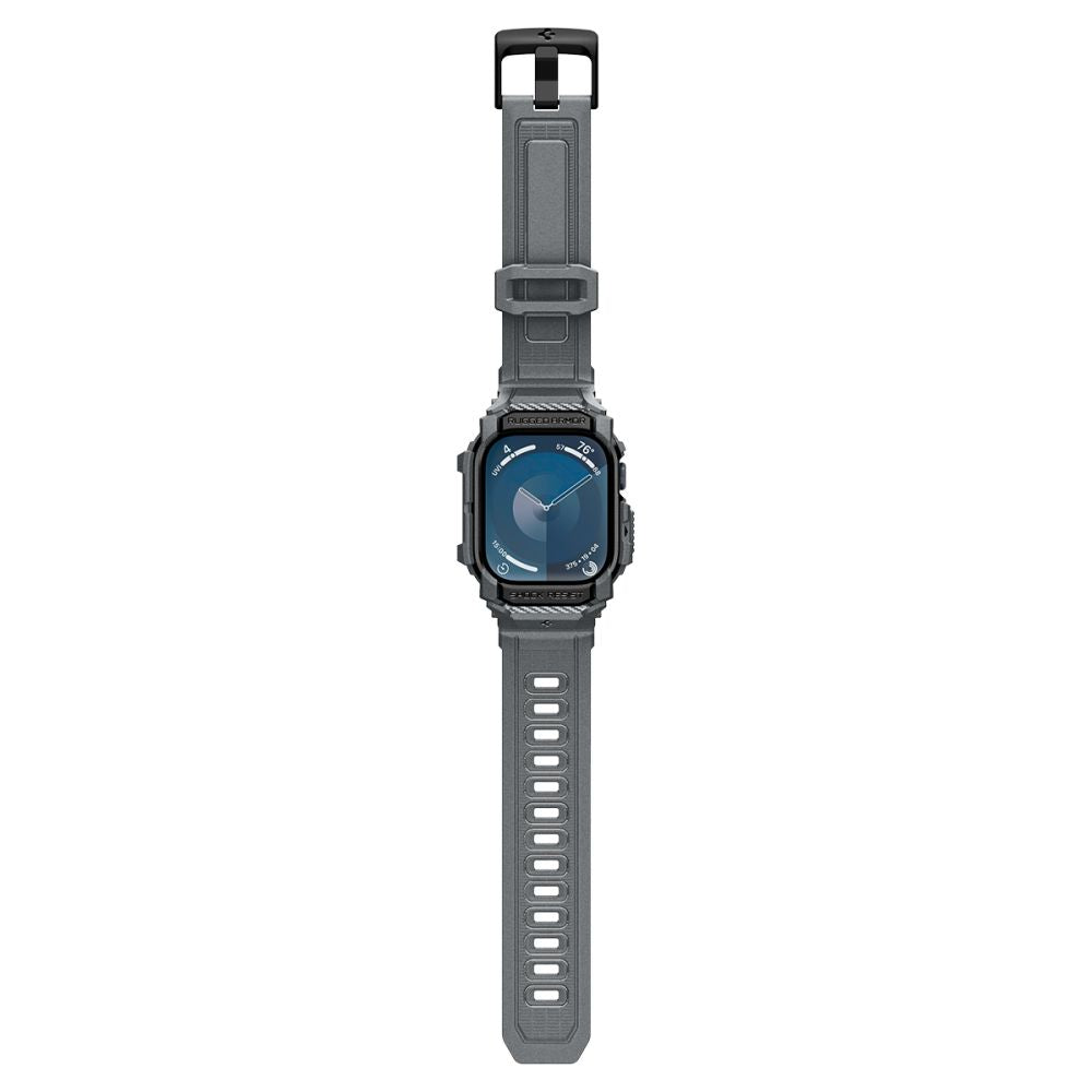 Spigen Rugged Armor Pro dirželis Apple Watch 10 46 mm – pilkas