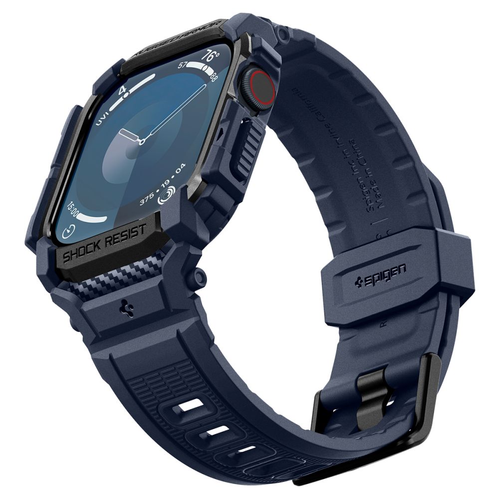 Spigen Rugged Armor "Pro" Apple Watch Strap 46mm - mėlynas