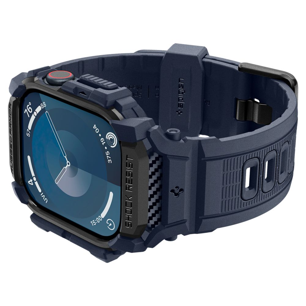 Spigen Rugged Armor "Pro" Apple Watch Strap 46mm - mėlynas