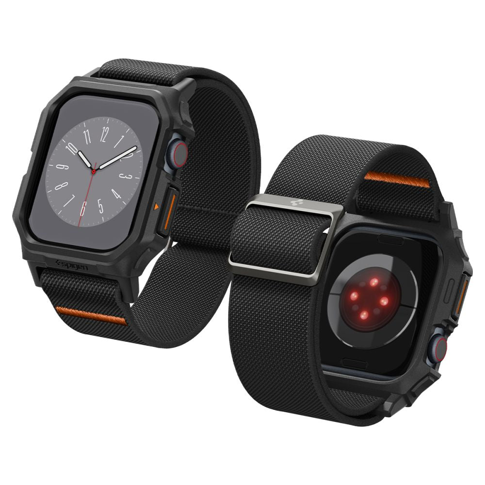 Spigen Lite Fit "PRO" dirželis Apple Watch 10 42mm - juodas