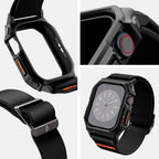 Spigen Lite Fit "PRO" dirželis Apple Watch 10 42mm - juodas
