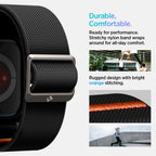 Spigen Lite Fit "PRO" dirželis Apple Watch 10 42mm - juodas
