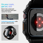 Spigen Lite Fit "PRO" dirželis Apple Watch 10 42mm - juodas